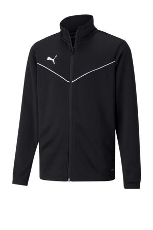 Junior sportvest zwart/wit