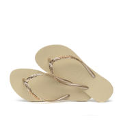thumbnail: Havaianas   teenslippers met glitters beige