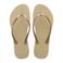 Havaianas teenslippers met glitters beige