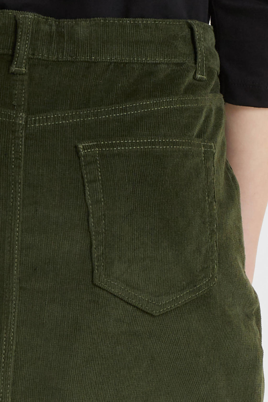 VERO MODA corduroy korte rok grijsbruin VERO MODA corduroy korte rok grijsbruin