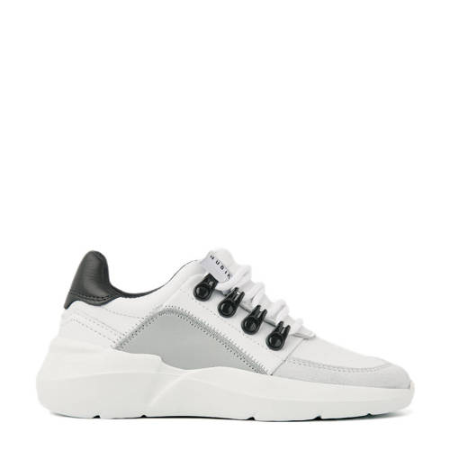 Nubikk leren sneakers wit afbeelding