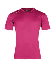 thumbnail: Roze heren Stanno senior voetbalshirt van polyester met korte mouwen en ronde hals