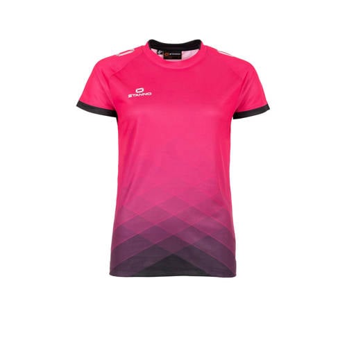 Stanno voetbalshirt roze/zwart afbeelding