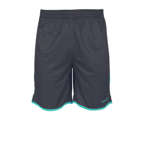 Stanno Junior voetbalshort Altius antraciet/groen afbeelding