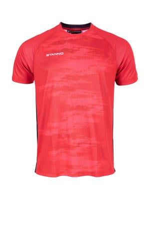 Senior  sport T-shirt Holi rood/zwart