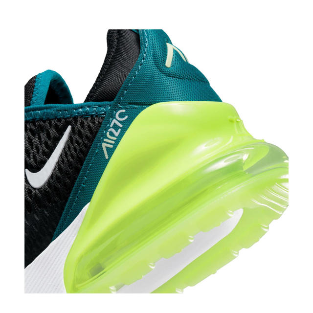 Verpletteren Verscheidenheid uitgebreid Nike Air Max 270 sneakers zwart/limegroen/aqua | wehkamp