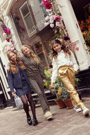 thumbnail: AI&KO rok Evanna met all over print blauw