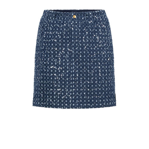 AI&KO rok Evanna met all over print blauw afbeelding