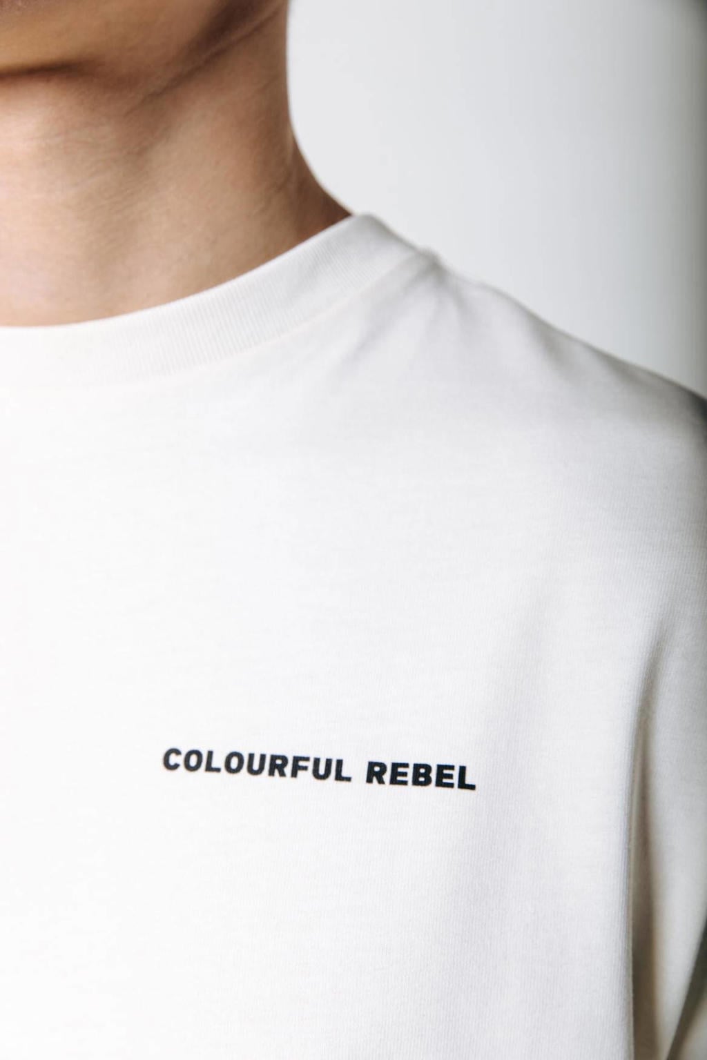 Colourful Rebel longsleeve van katoen off white Colourful Rebel longsleeve van katoen off white