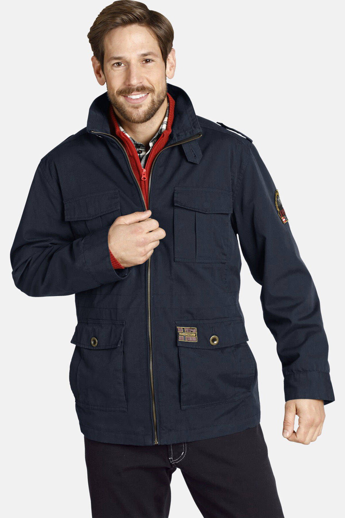 Jan Vanderstorm Accappatoio Uomo In Cotone 100% - Taglie Forti Fino A 7XL, Con Tasche E Cintura, Morbido Per Sauna E Spiaggia, Blu