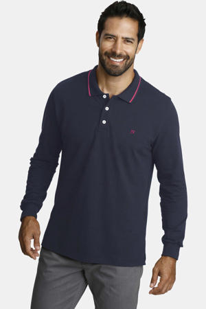 loose fit polo Plus Size ELLIS donkerblauw