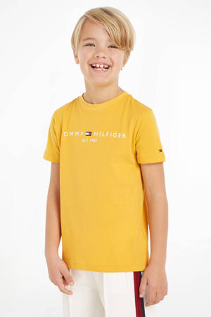 T-shirt U ESSENTIAL met logo warmgeel