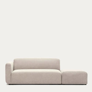 modulaire 2-zitsbank met hocker Neom