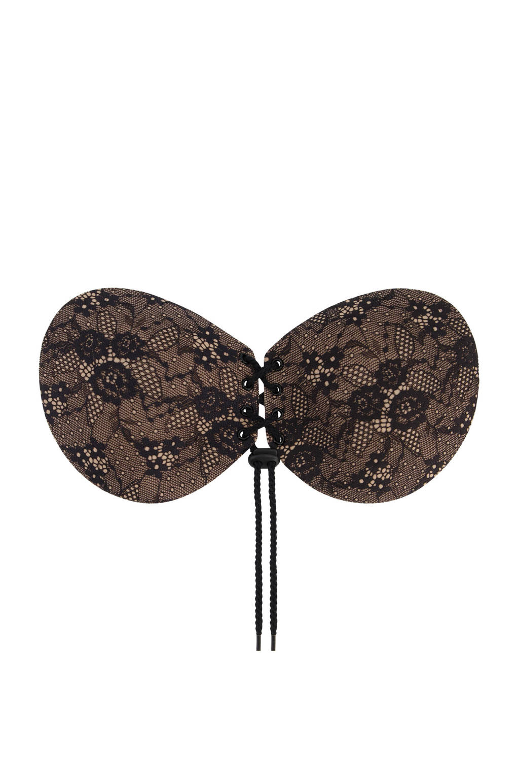 Hunkemöller voorgevormde strapless push-up plak bh kant wit