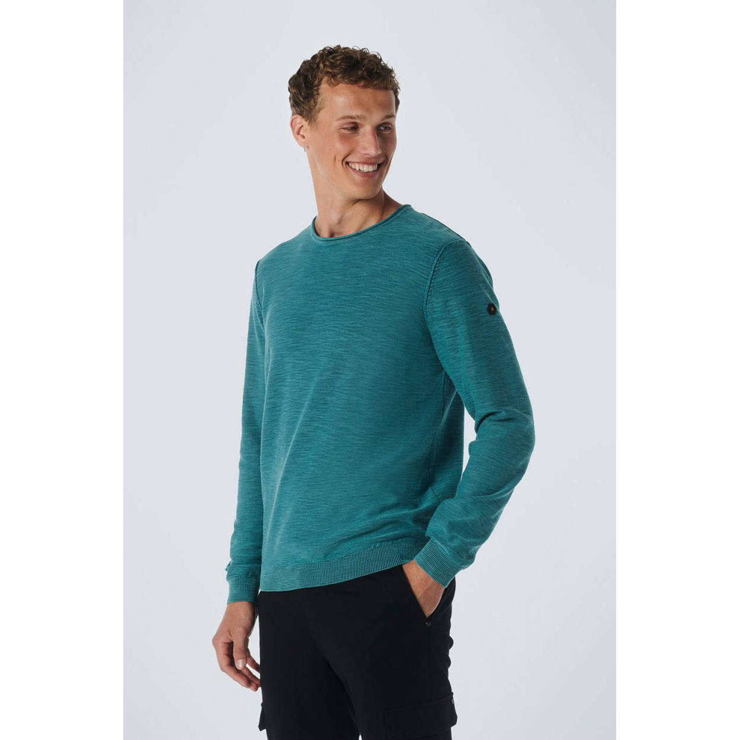 No Excess gemêleerde pullover ocean