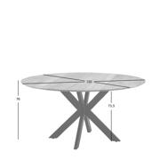thumbnail: NOUS Living eetkamertafel (120 cm) Jorah