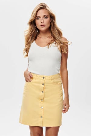 ribgebreide top JDYNANNA wit