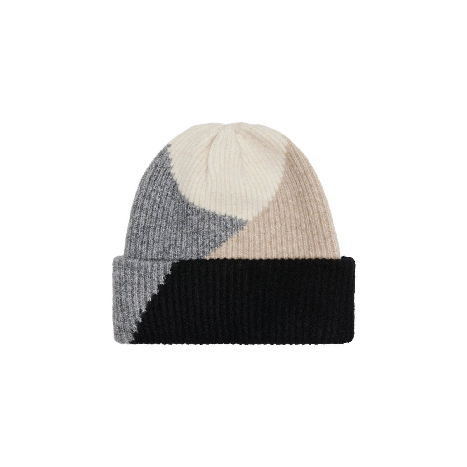 Only Gebreide muts ONLELLY LIFE KNIT WOOL BEANIE CC