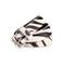 Legend leren riem met zebraprint