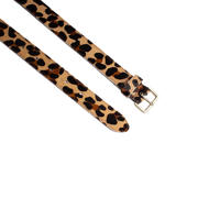 thumbnail: Legend leren riem met panterprint beige