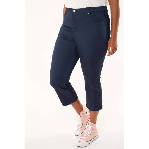 MS Mode cropped skinny jeans navy