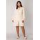 Base Level Curvy regular fit short met linnen beige