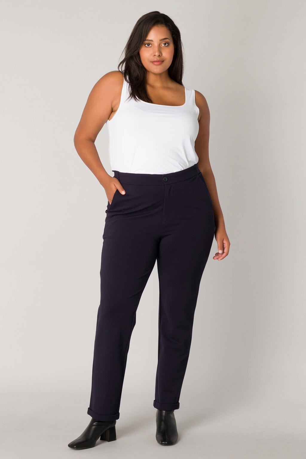 Hanes Jersey broek voor heren, pyjama-onderstuk, Zwart - Midnight Black, S
