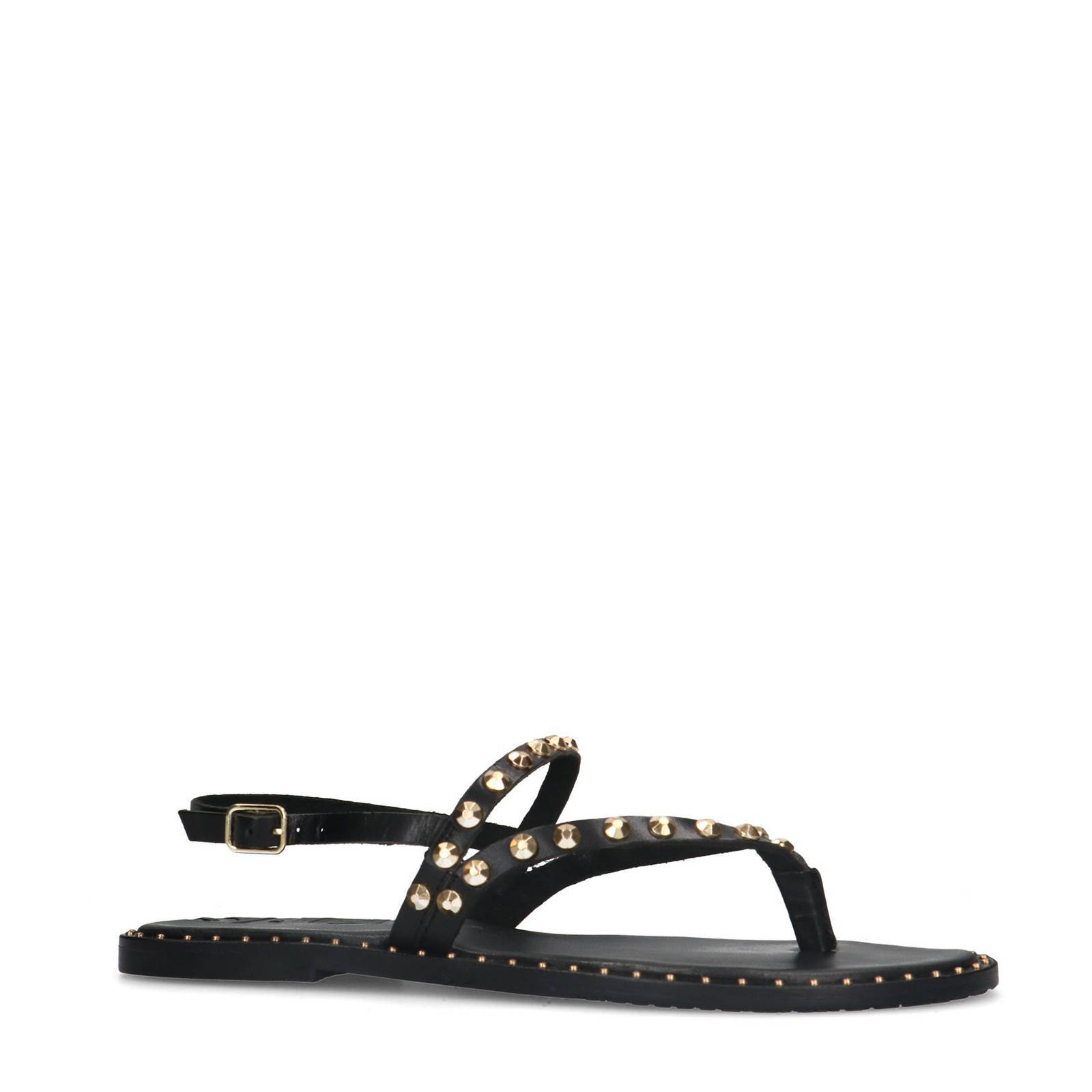 Zwarte sandalen met studs new arrivals