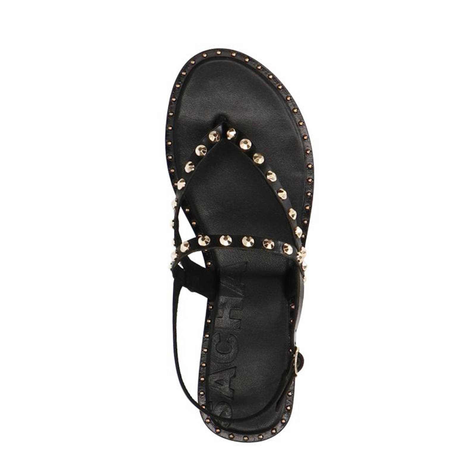 Zwarte sandalen met online studs