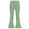 Raizzed flared broek Porto lichtgroen