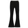 Raizzed flared broek Porto zwart