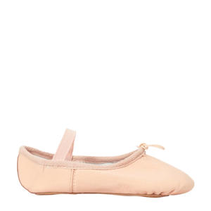 leren balletschoenen roze