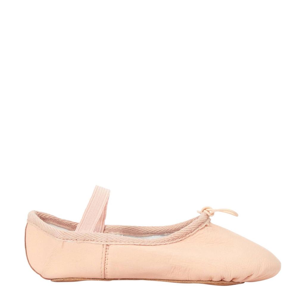 Roze meisjes Papillon leren balletschoenen