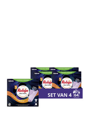 wasmiddeldoekjes Black Velvet - 4 x 16 wasstrips - 64 wasbeurten