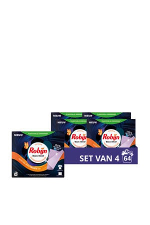 wasmiddeldoekjes Black Velvet - 4 x 16 wasstrips - 64 wasbeurten