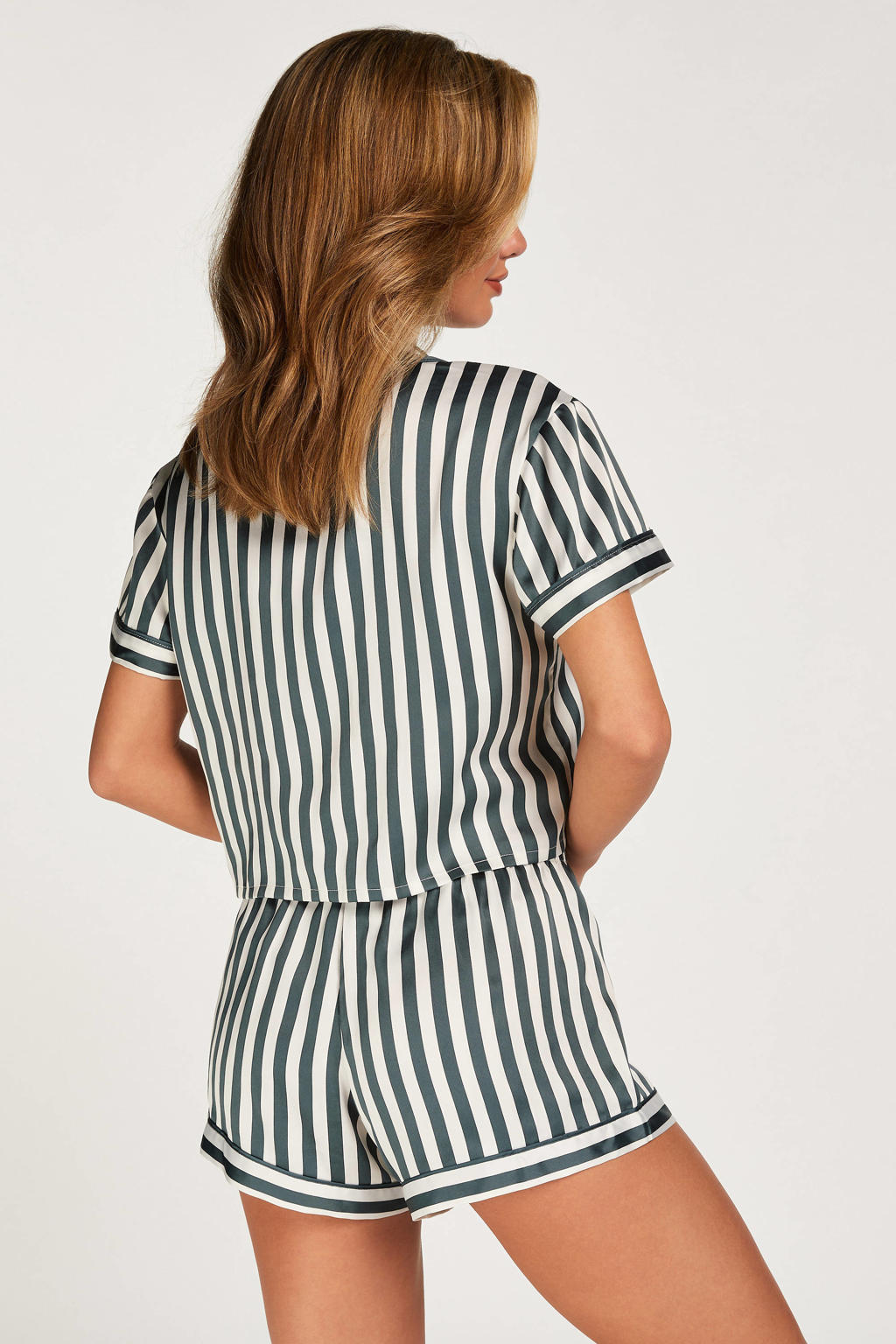 Normann Pyjama Damen Frottee Pyjama mit Bündchenund Stern Motiv Hose gestreift Normann Pyjama Damen Frottee Pyjama mit Bündchenund Stern Motiv Hose gestreift