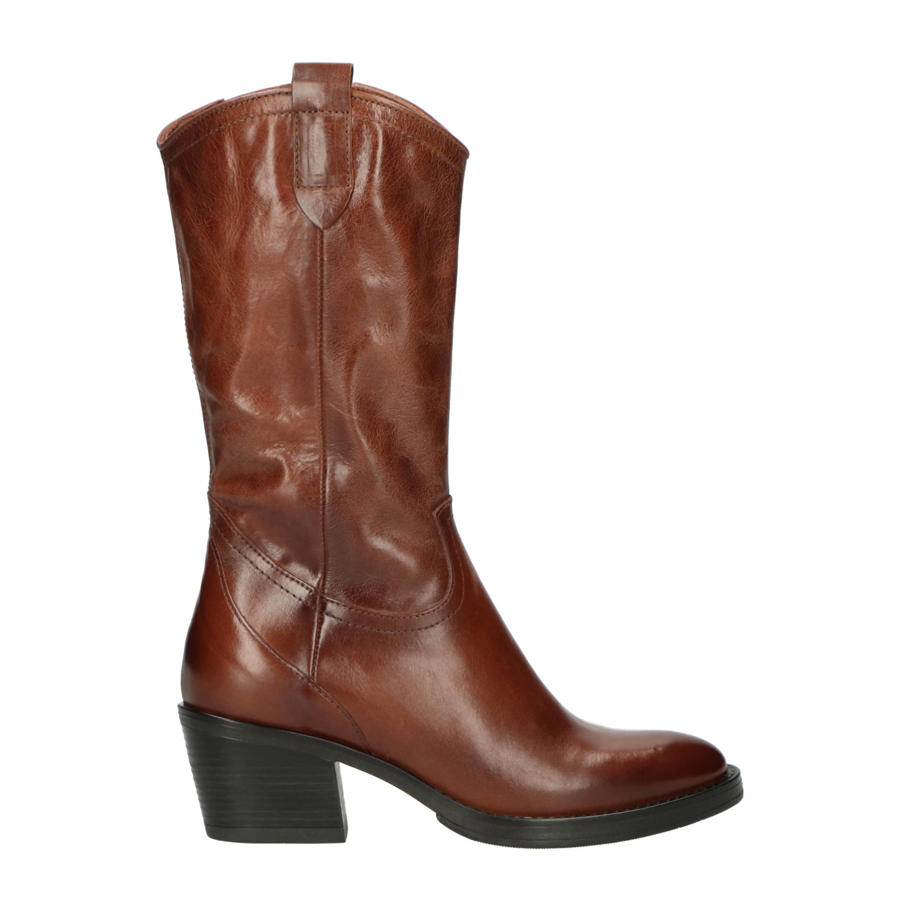 Texas - Geborduurde Cowboylaarzen - Bruin - Premium Leder
