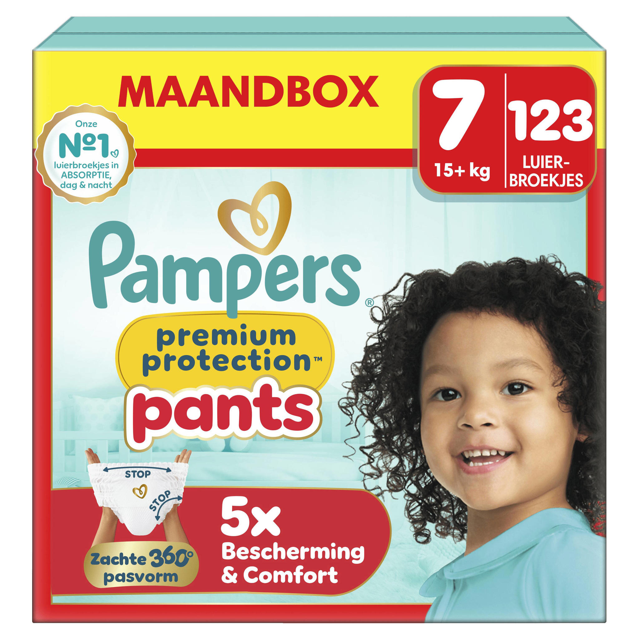 Pampers Premium Protection - Maat 7 - Maandbox - 112 Luiers 15 Kg 673c14dd6c71731cdf00bff8