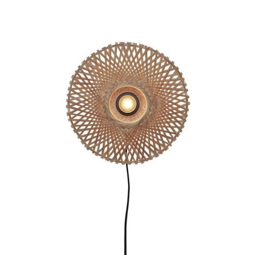 Good&Mojo wandlamp KALIMANTAN (Ø8 cm) - Naturel