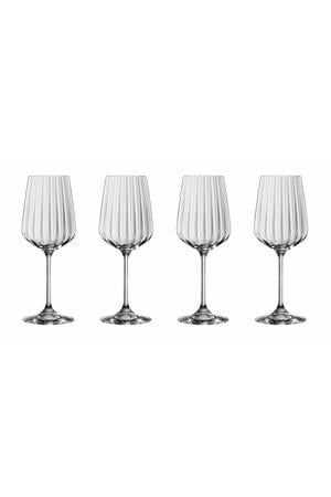 Lifestyle wijnglas (wit) (440 ml) (set van 4)