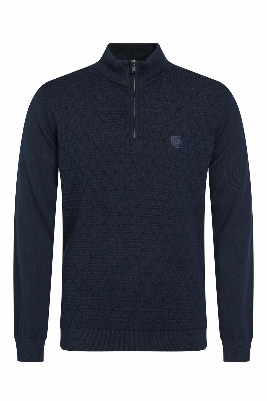 Noble Wild Trui met opstaande kraag en halve ritsNW3120 Neptune Noble Wild Trui met opstaande kraag en halve ritsNW3120 Neptune