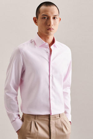 slim fit overhemd roze