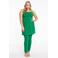 YOEK top DOLCE van travelstof groen