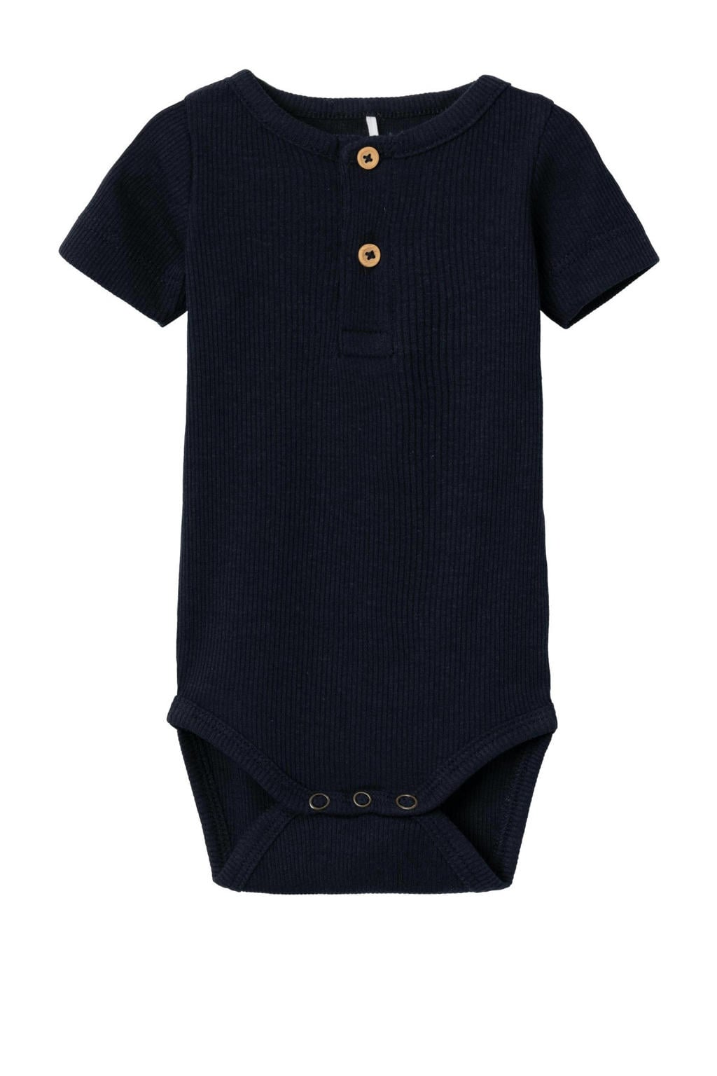 NAME IT BABY romper NBMKAB met katoen nachtblauw