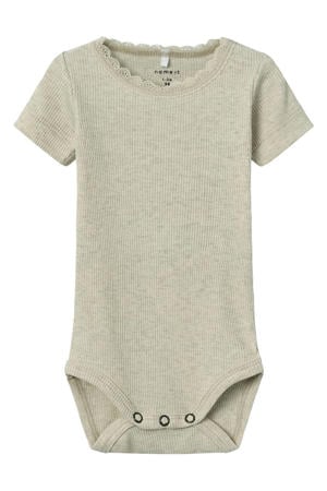 romper NBFKAB met katoen beige
