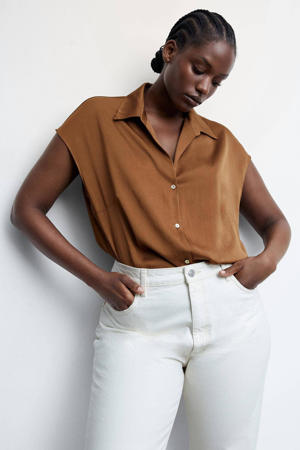 Voorkomen spreker neus Bruine blouses voor dames online kopen? | Morgen in huis | Wehkamp