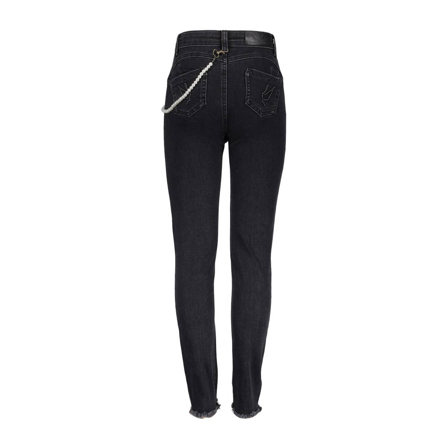 Frankie&Liberty high waist super skinny jeans Liberty zwart