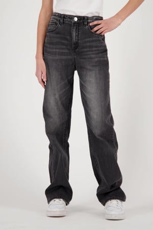 high waist wide leg jeans Mississippi mid grey stone