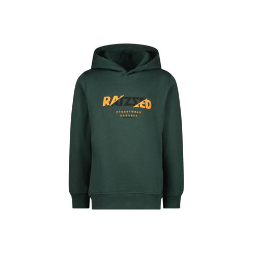 Raizzed hoodie Montfort met logo donkergroen