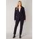 Base Level getailleerde blazer Yace donkerblauw